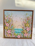 Between stillness 30x30cm framed