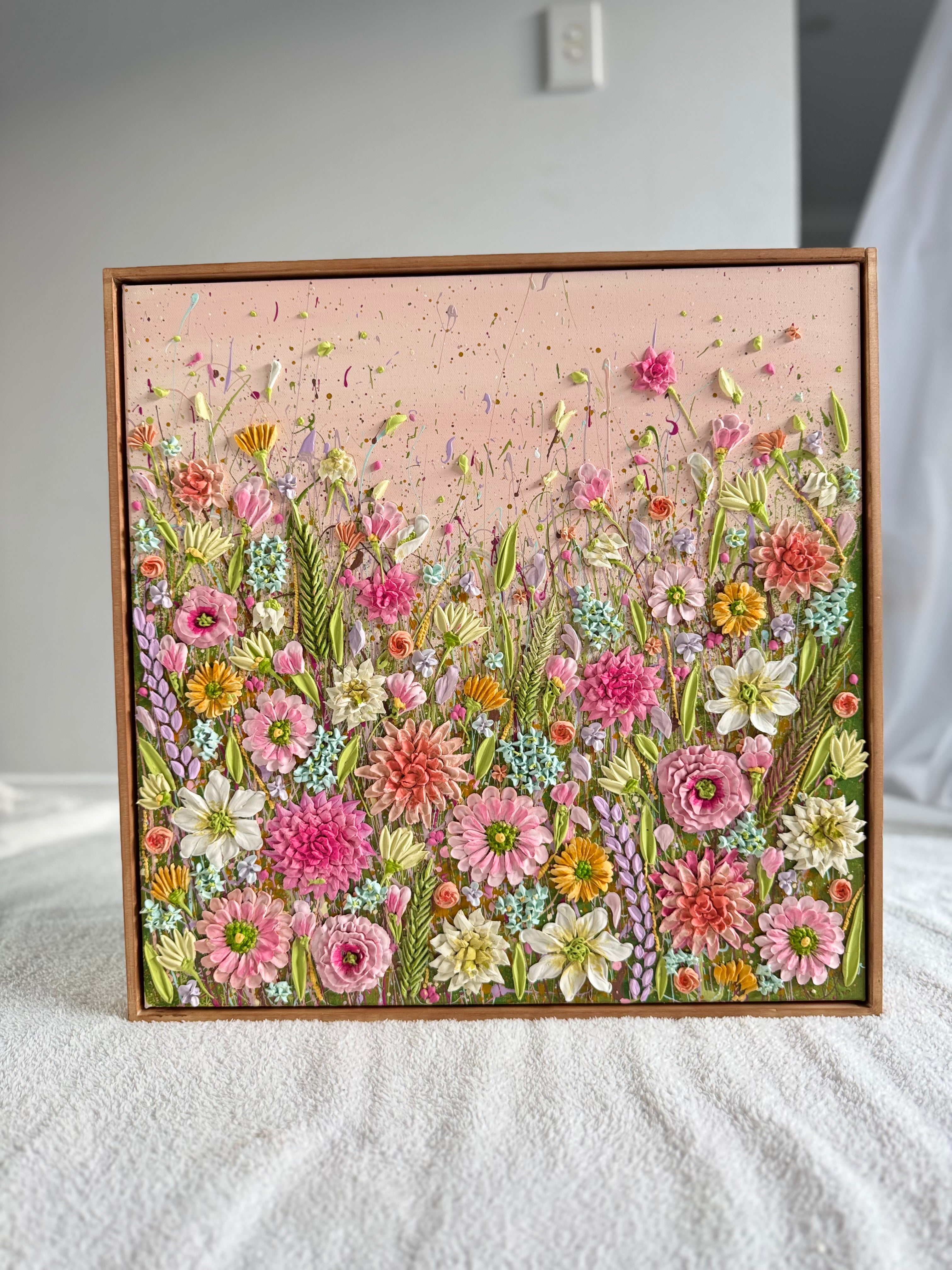 The root of my heart 50x50cm framed