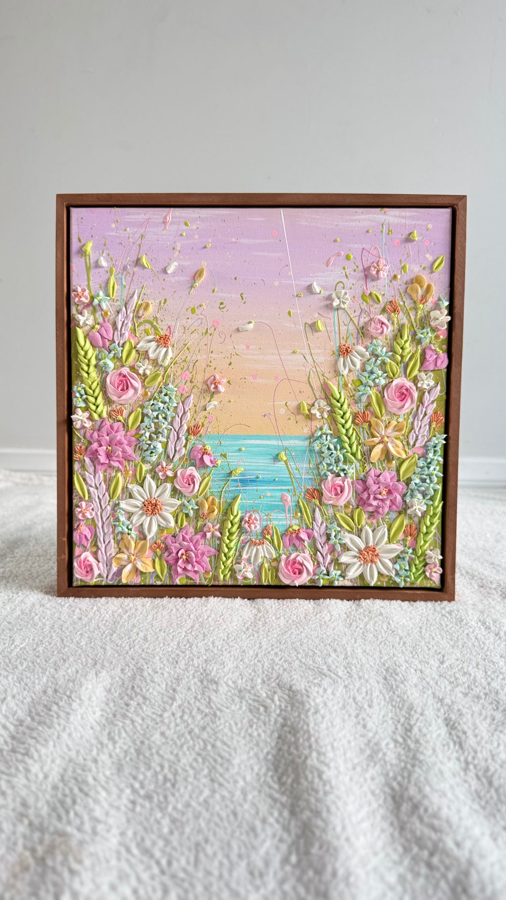 Always with me 30x30cm framed