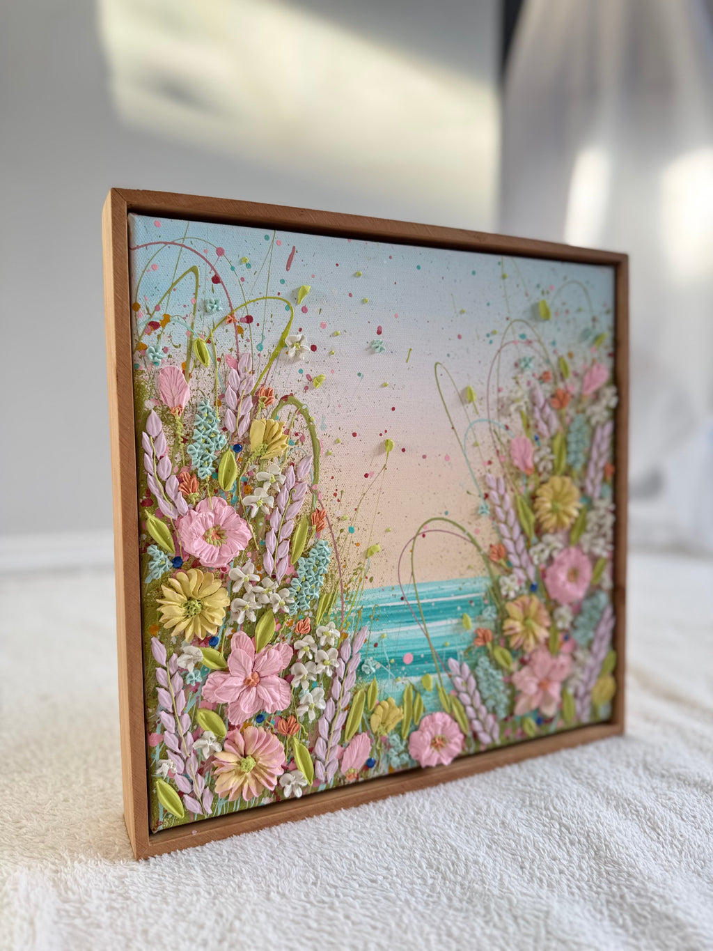 Between stillness 30x30cm framed