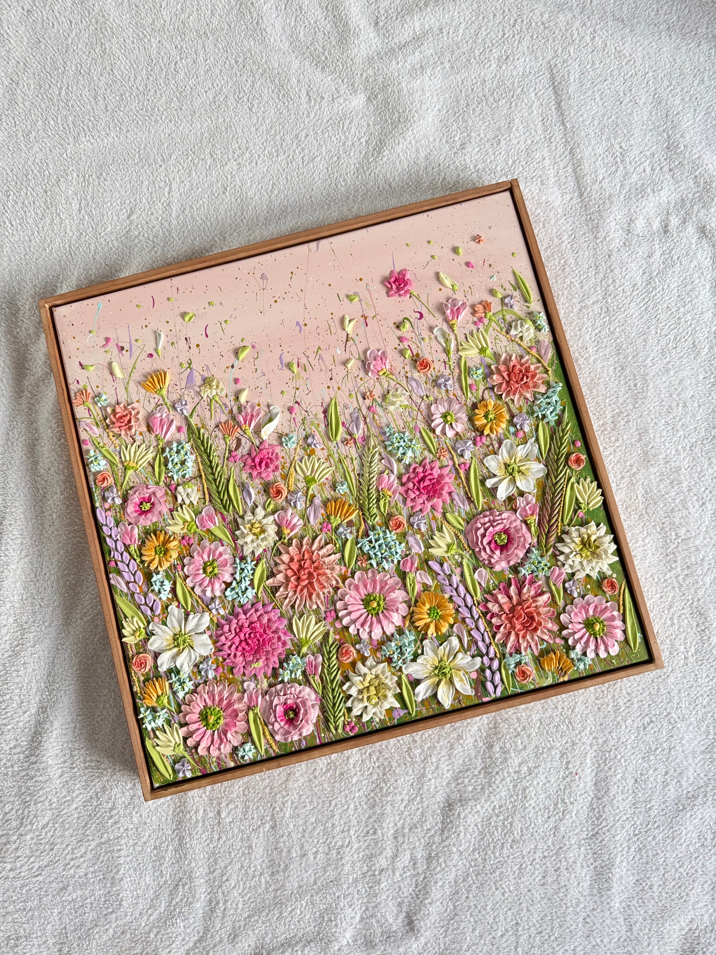 The root of my heart 50x50cm framed
