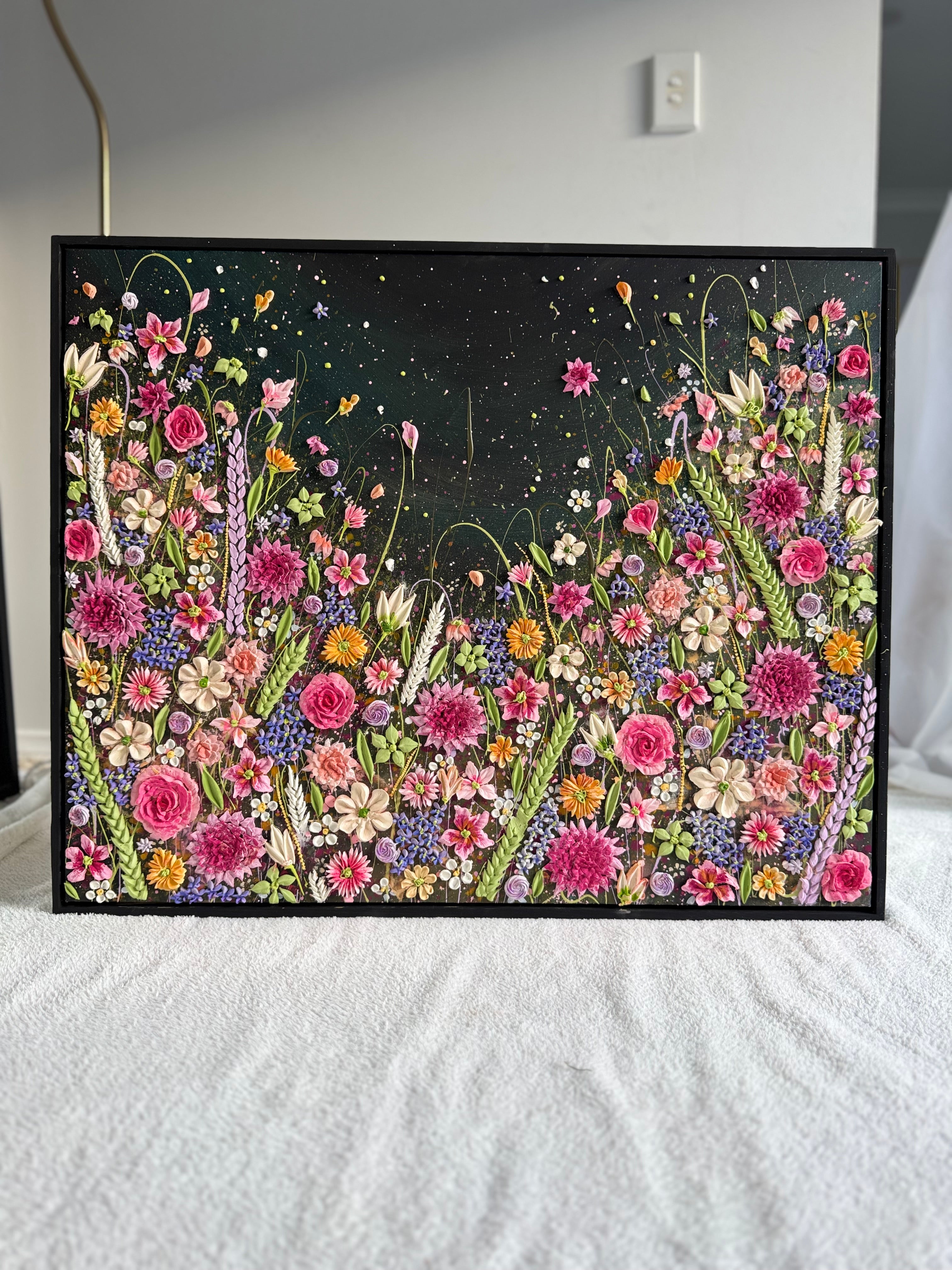 Beauty in survival 70x60cm framed