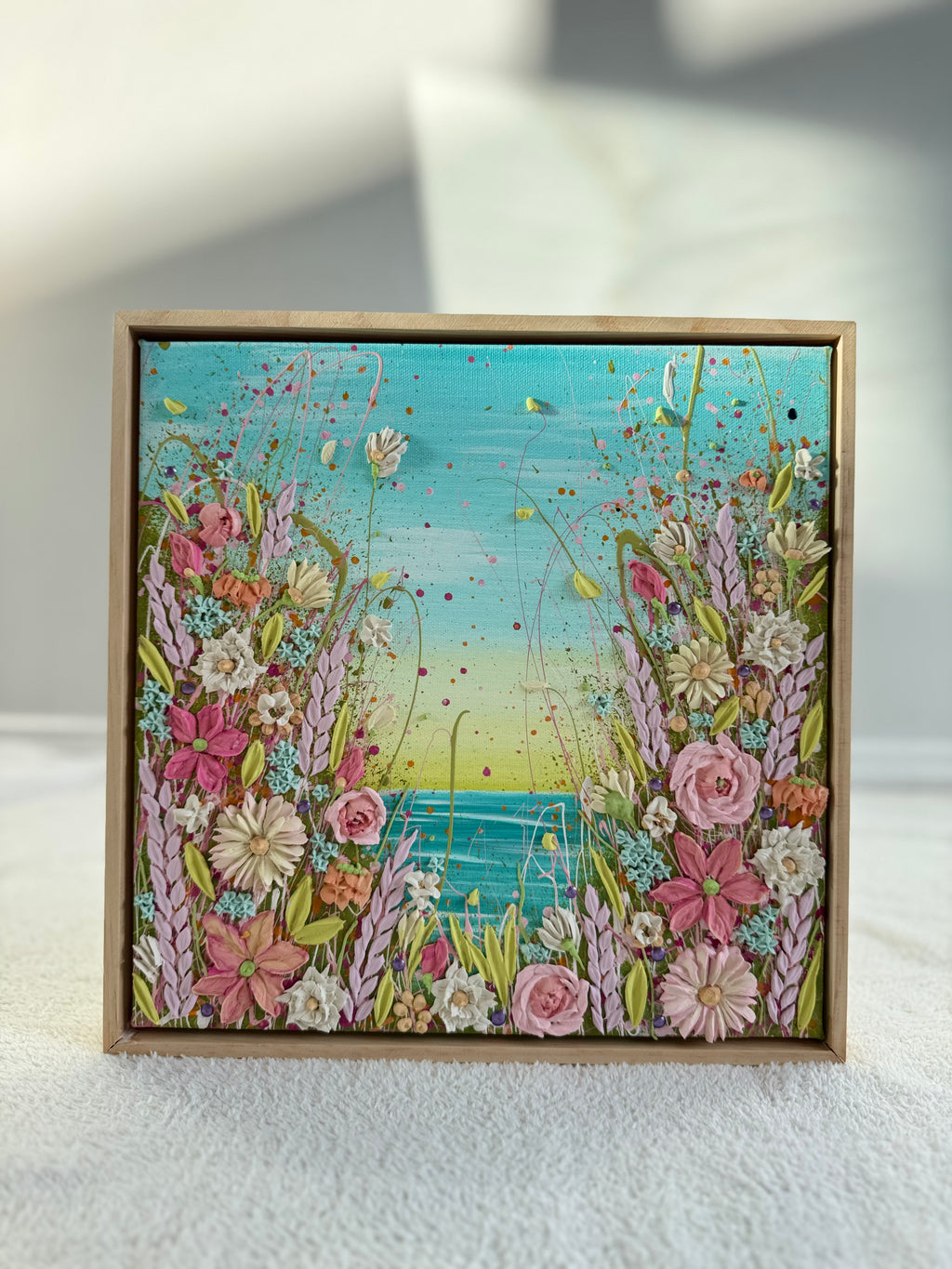 Memory of light 30x30cm framed