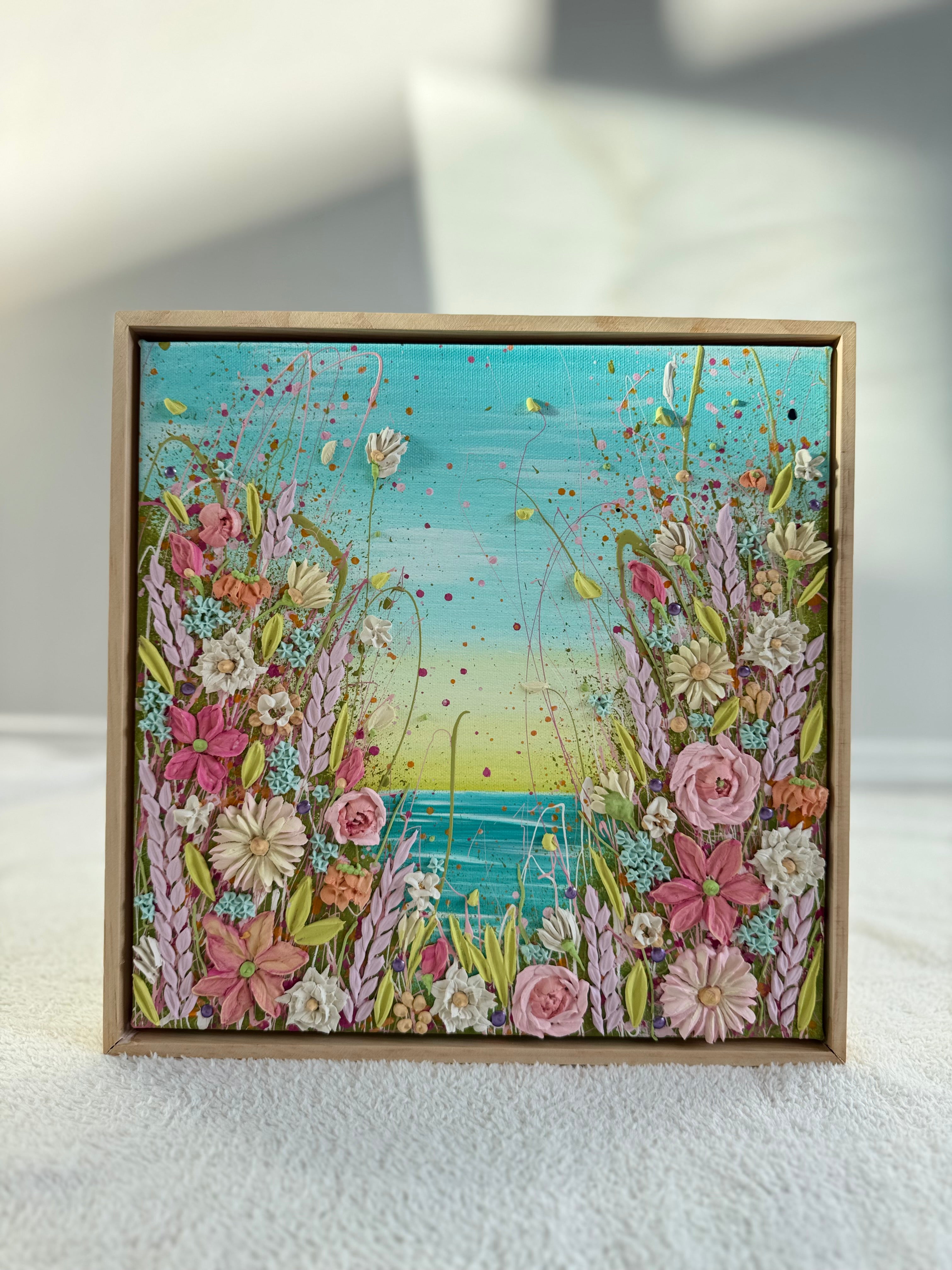 Memory of light 30x30cm framed