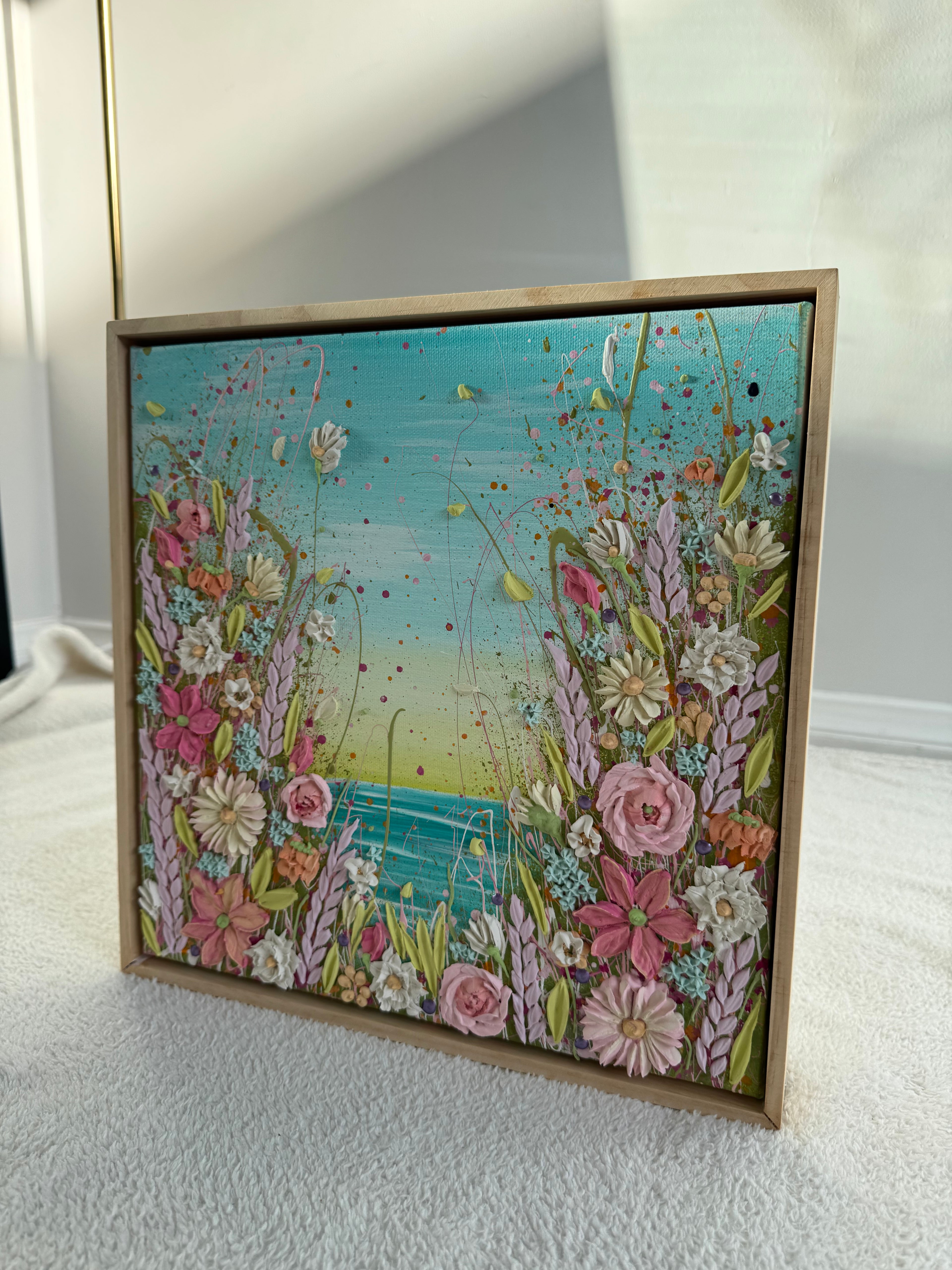 Memory of light 30x30cm framed