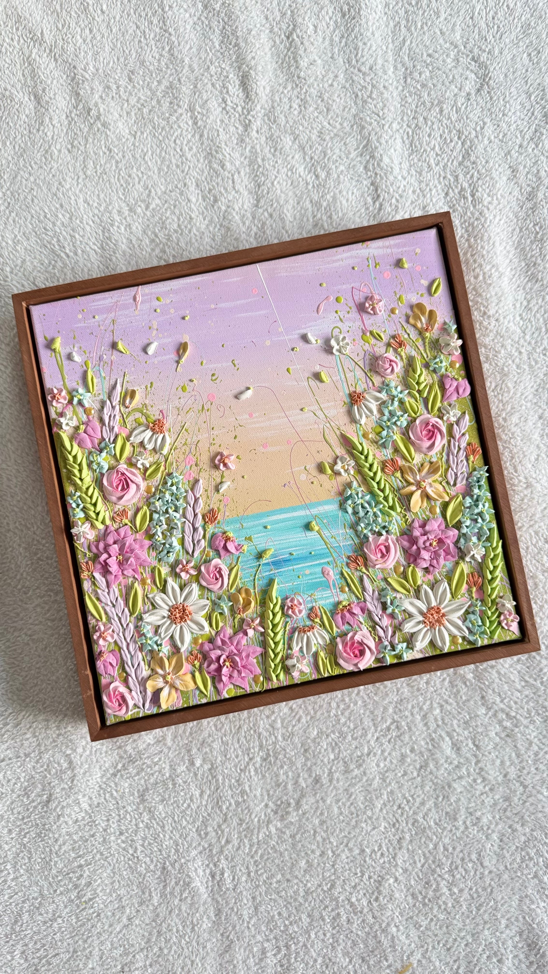 Always with me 30x30cm framed