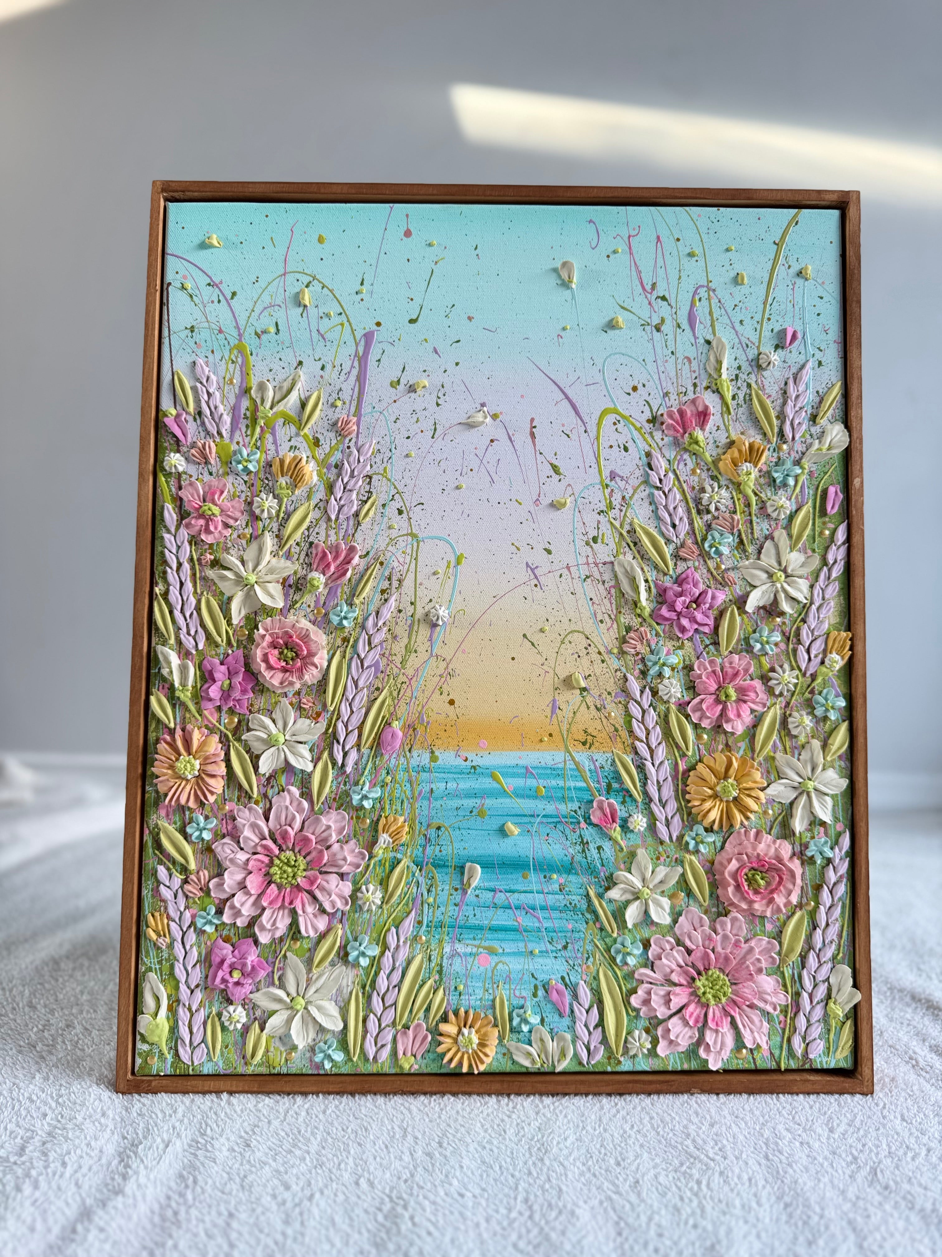 The warmest plce 50x40cm framed