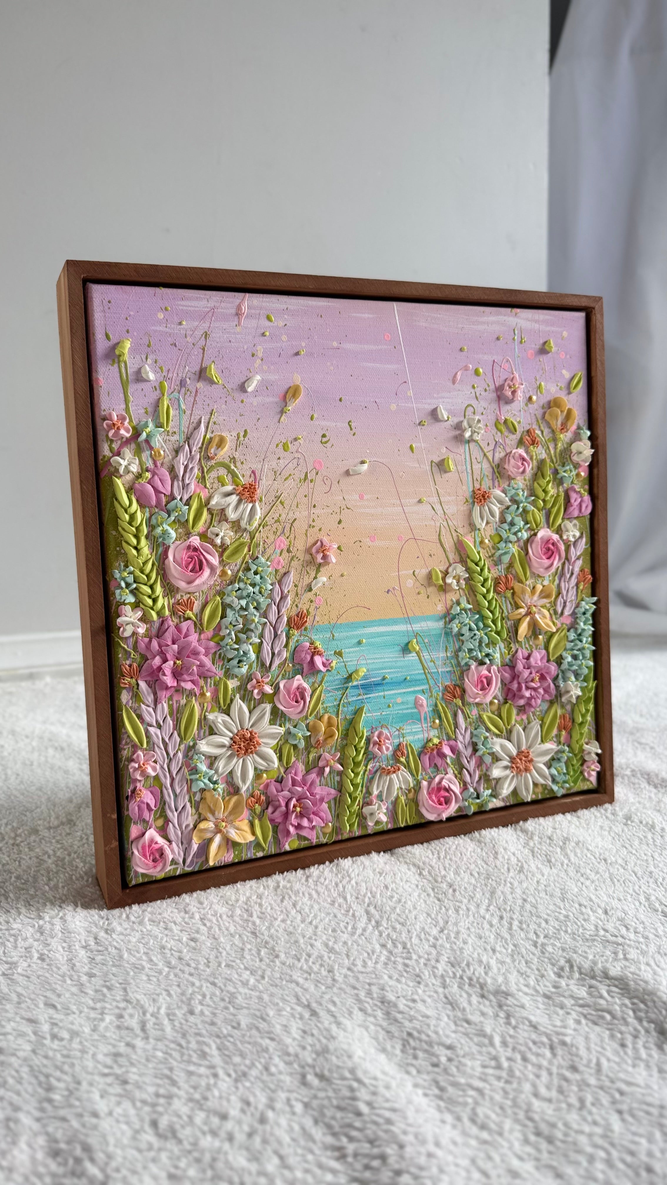 Always with me 30x30cm framed