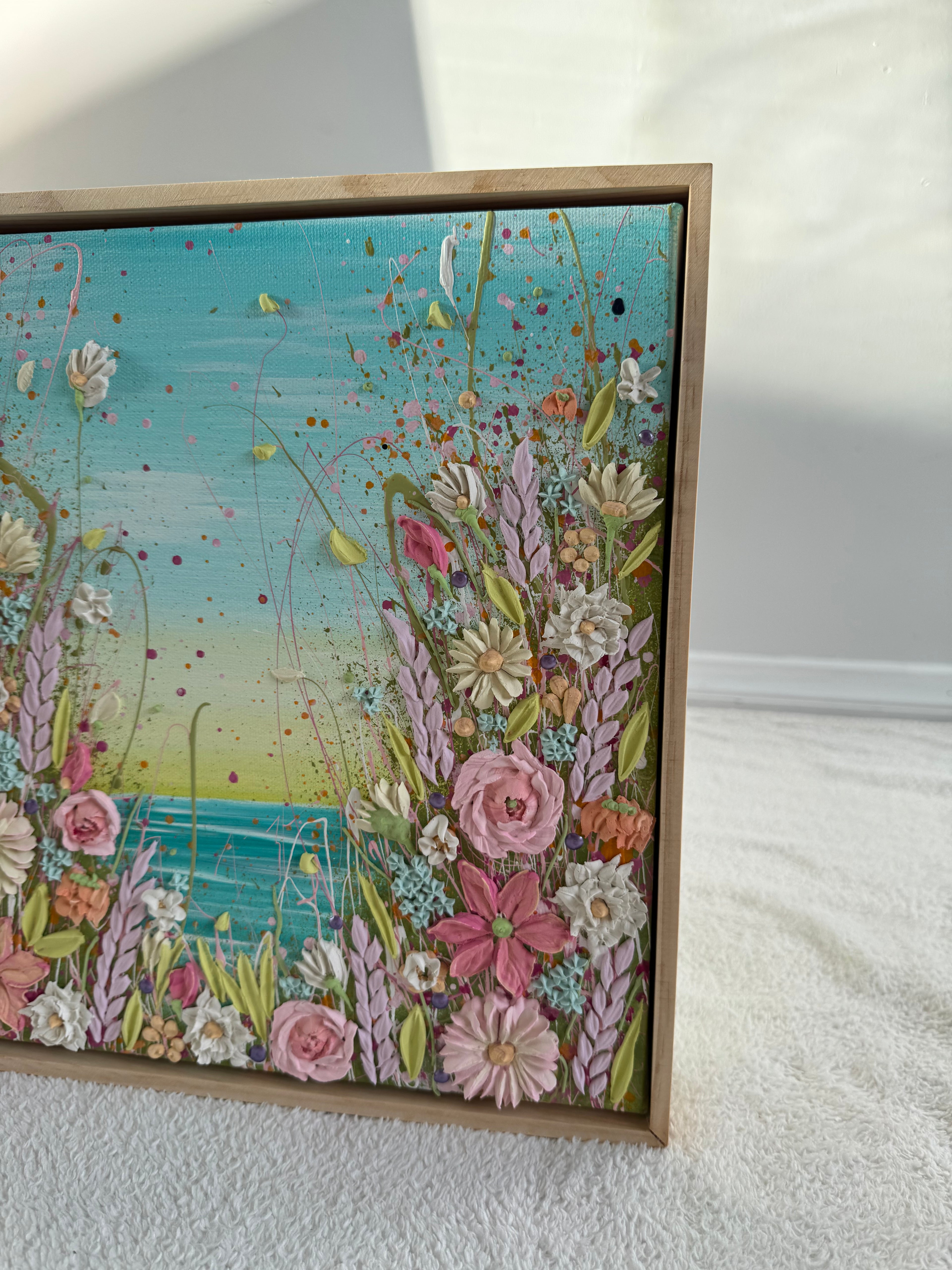 Memory of light 30x30cm framed