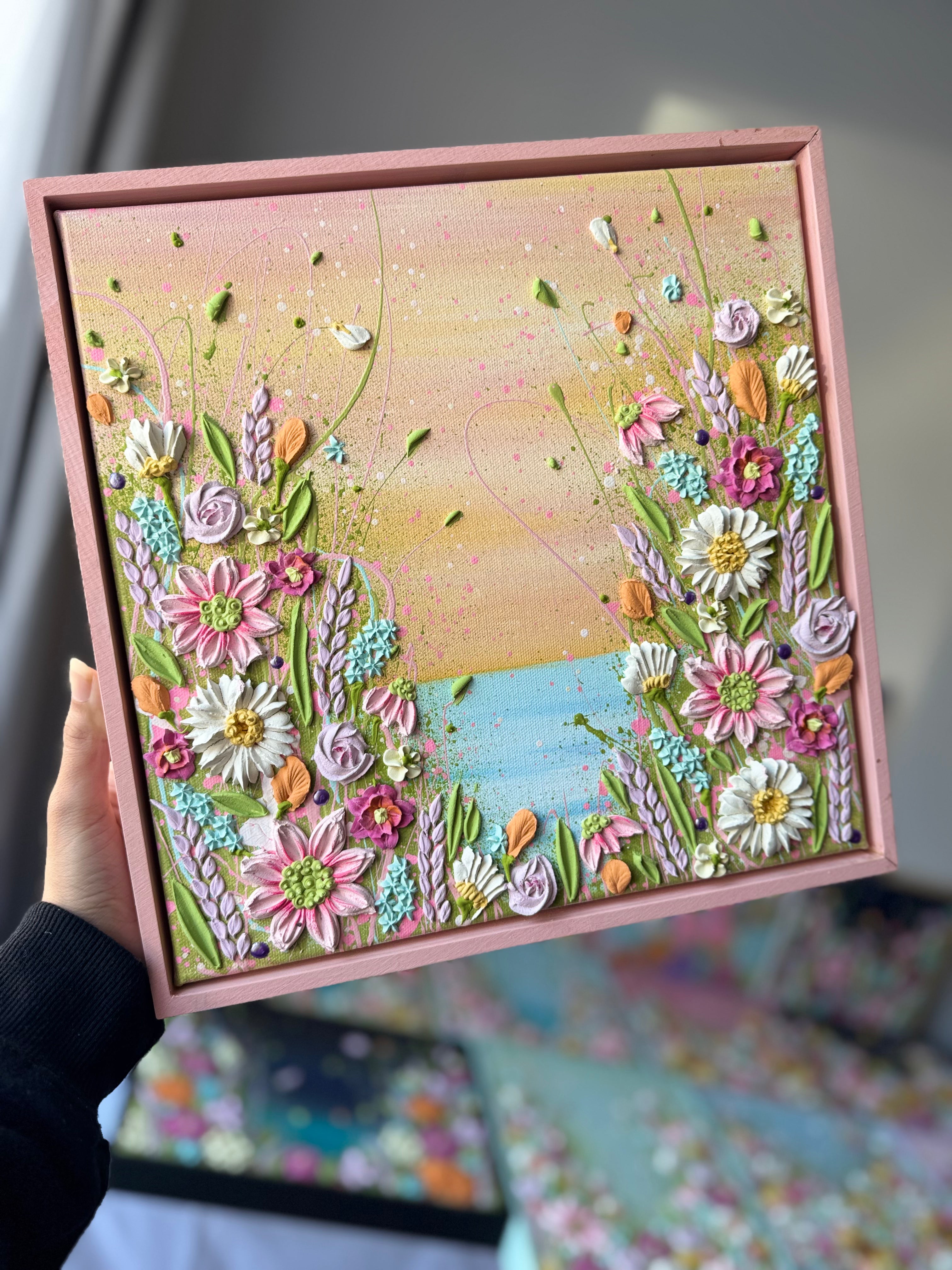 Minis collection 30x30cm framed 013