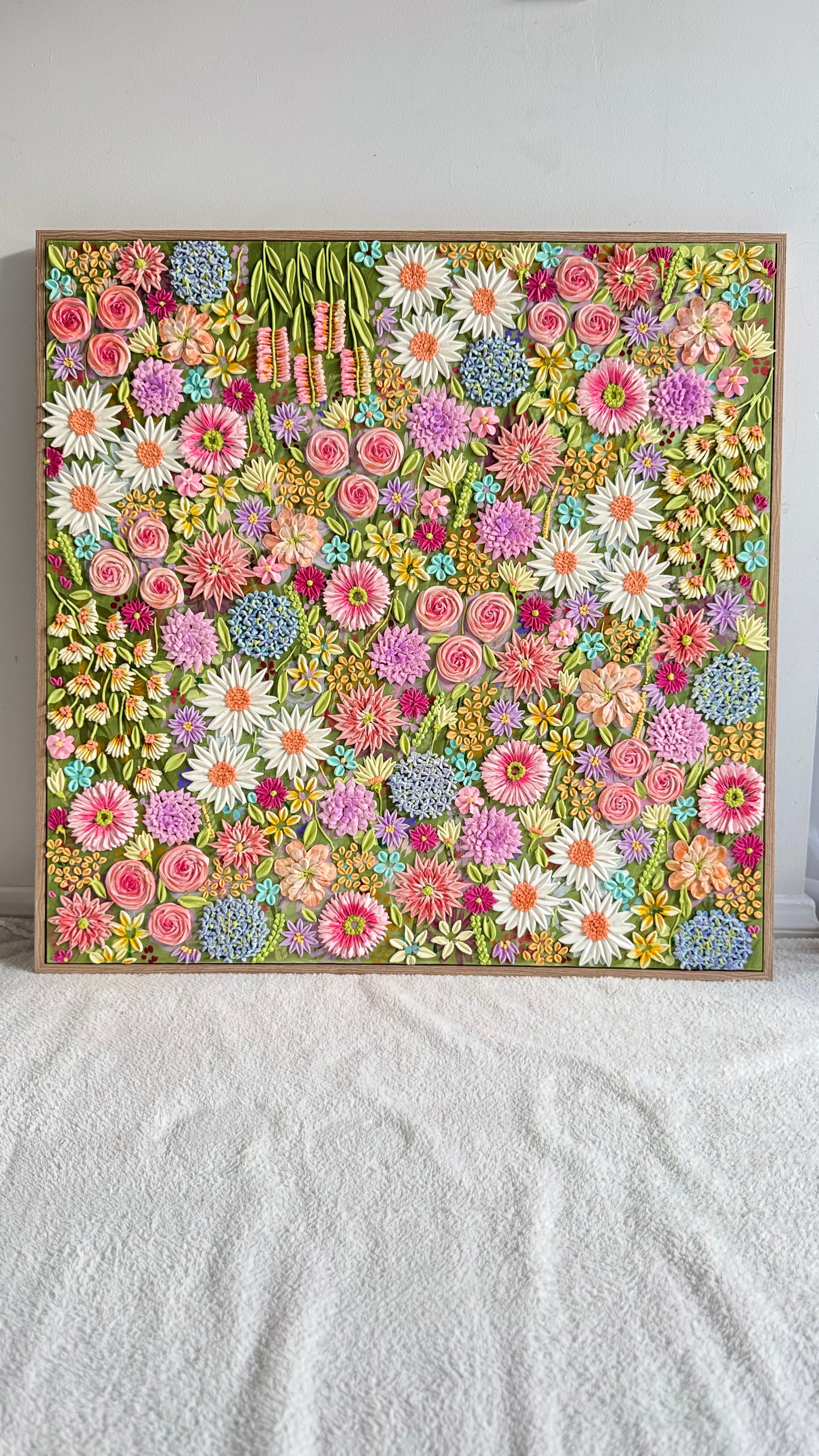 The Garden that knew me 80x80cm framed