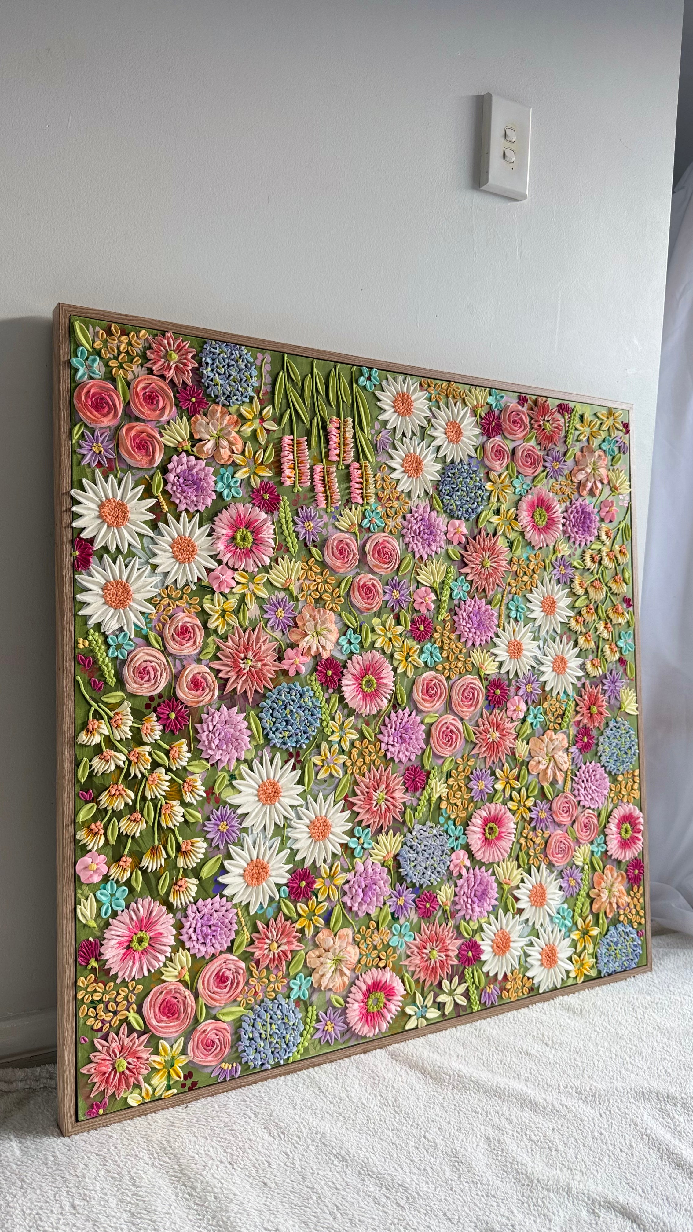 The Garden that knew me 80x80cm framed