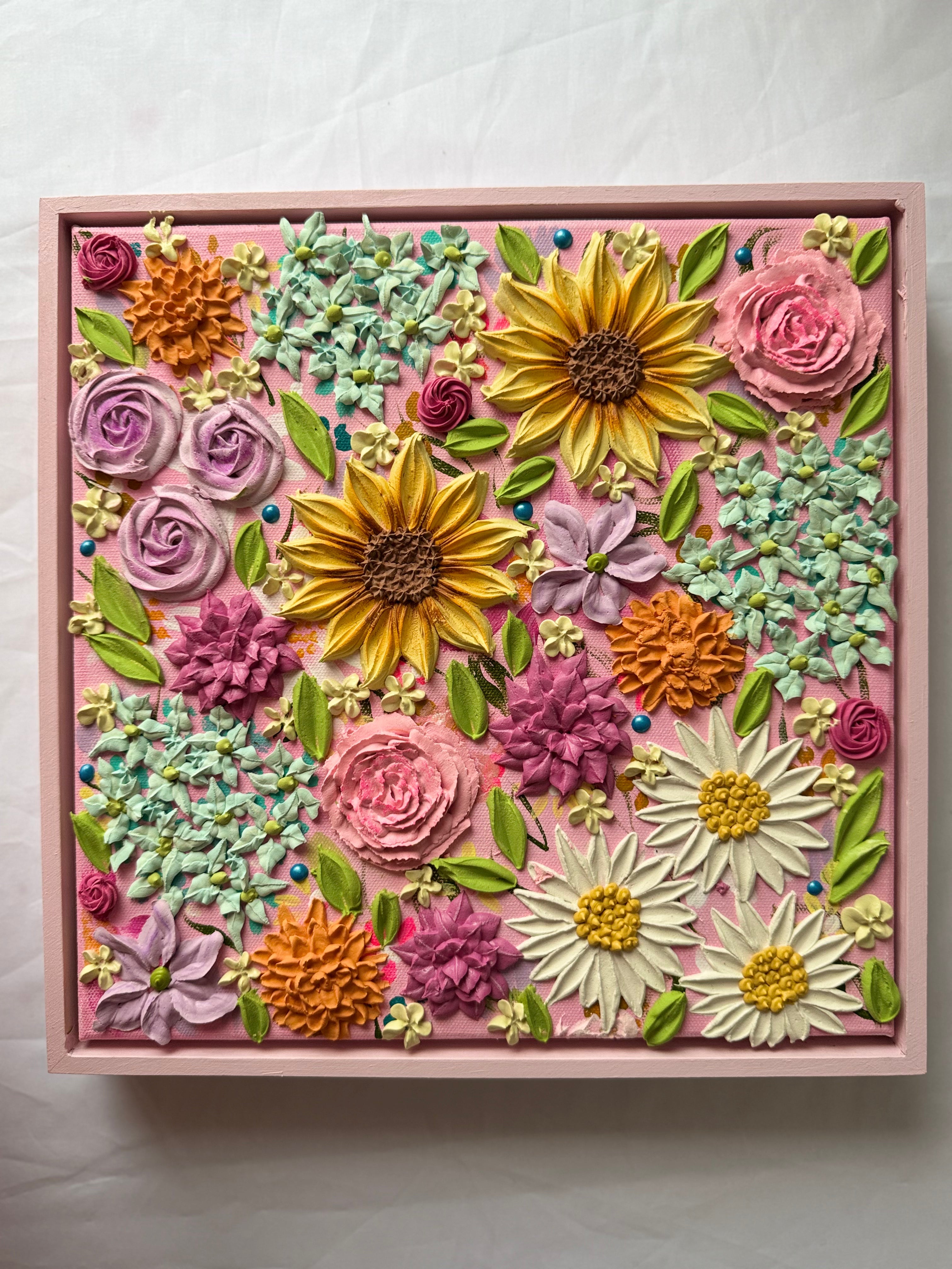 Minis collection 30x30cm framed 009