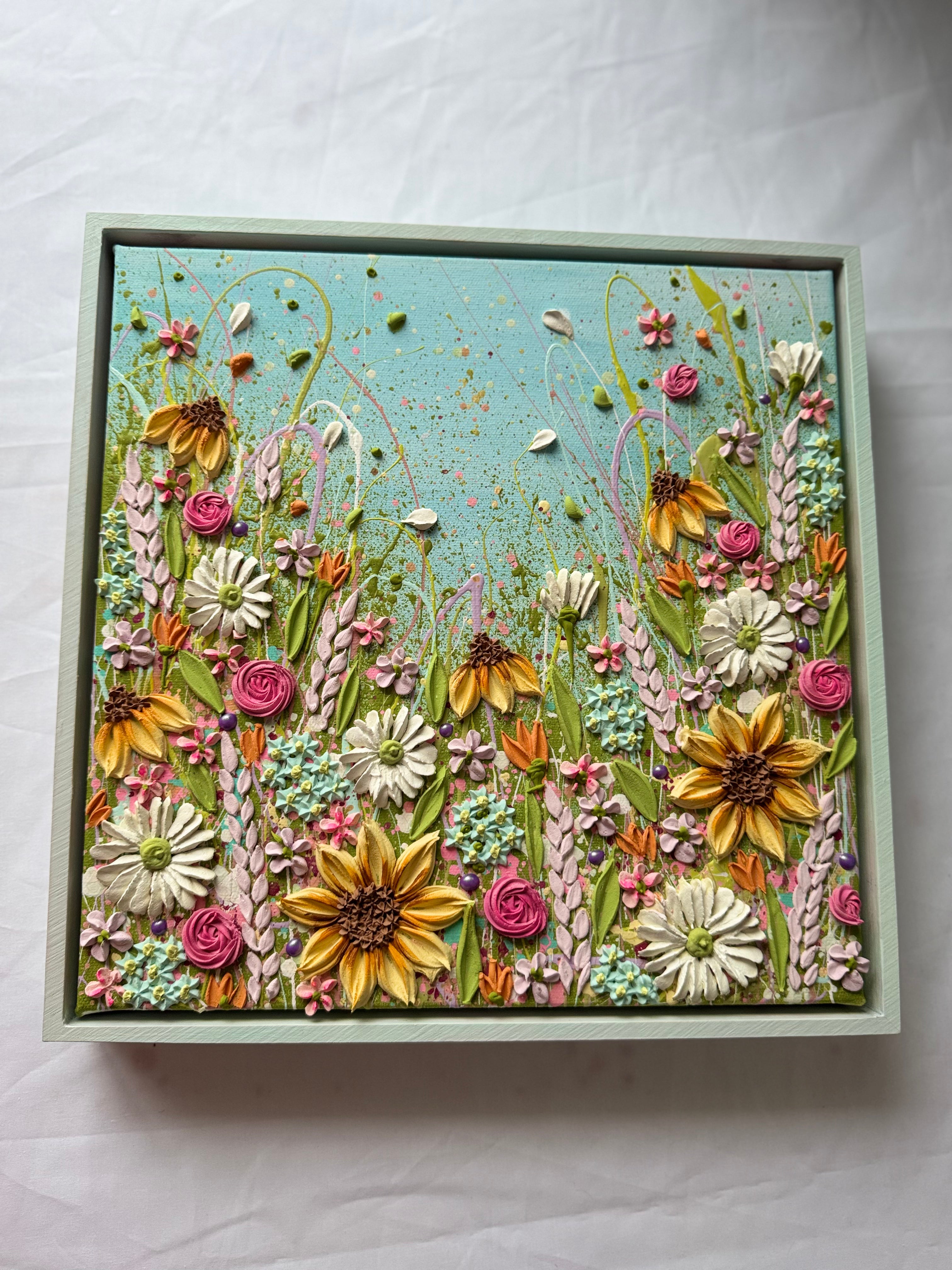 Minis collection 30x30cm framed 014