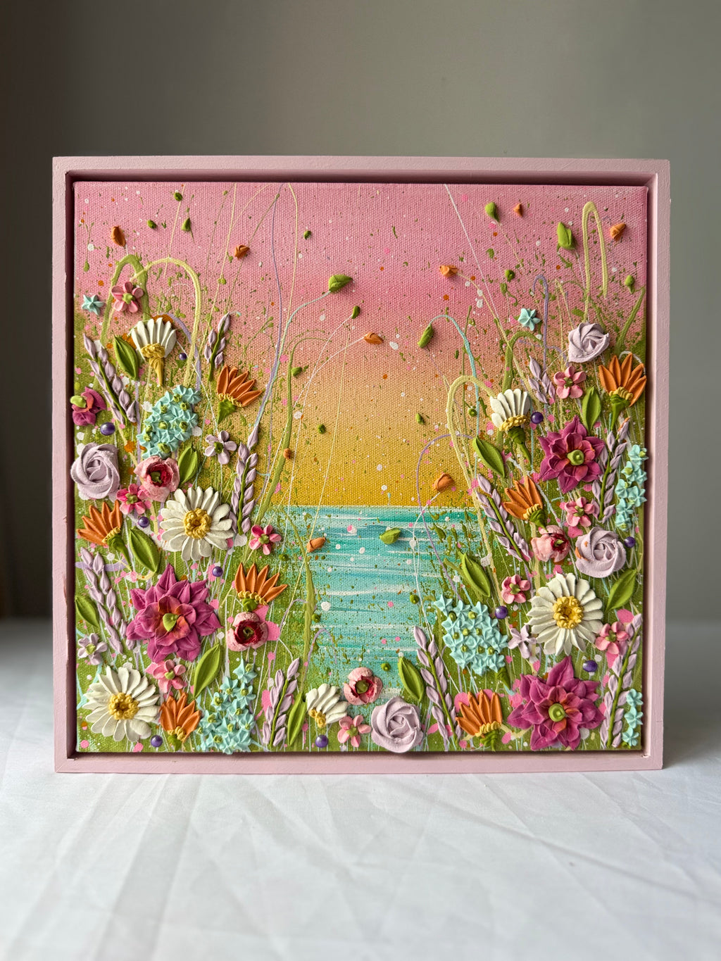 Minis collection 30x30cm framed 018