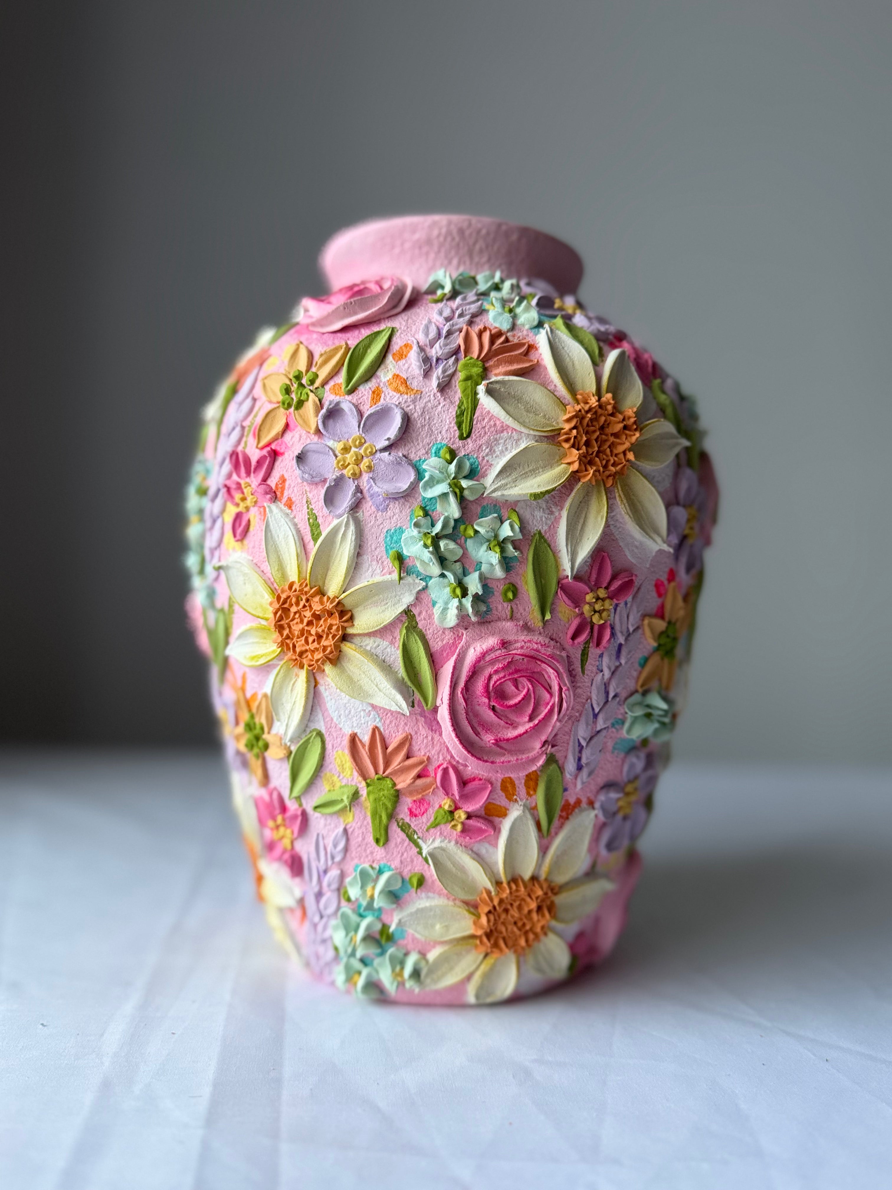 Minis collection stoneware vase 26cm height 032