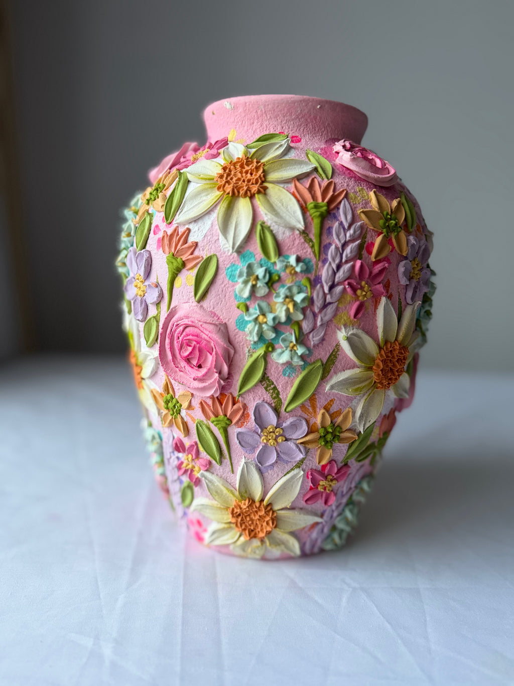 Minis collection stoneware vase 26cm height 032
