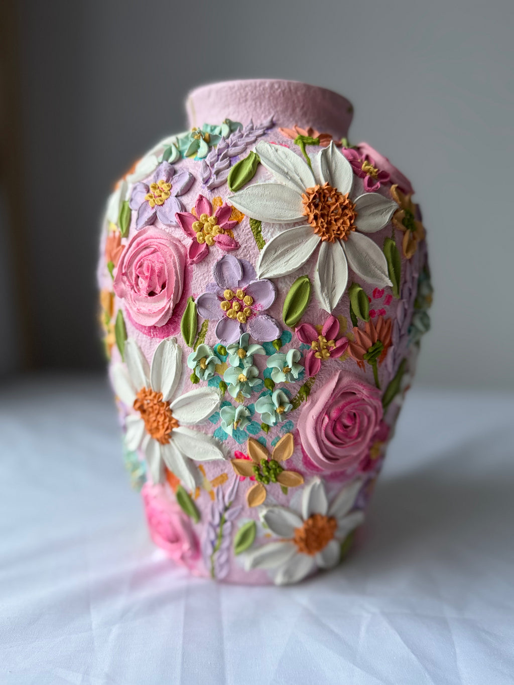 Minis collection stoneware vase 26cm height 034