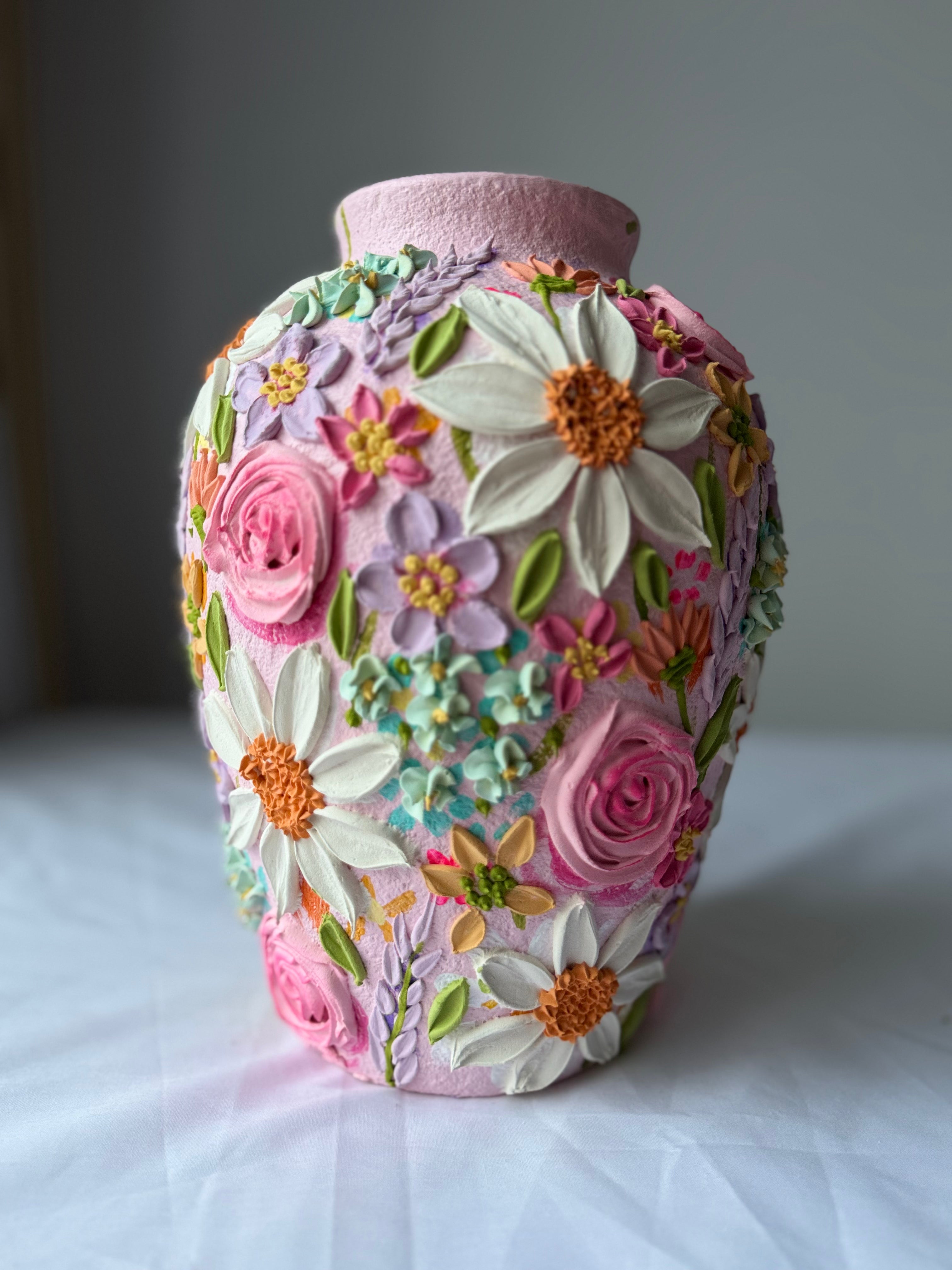 Minis collection stoneware vase 26cm height 034