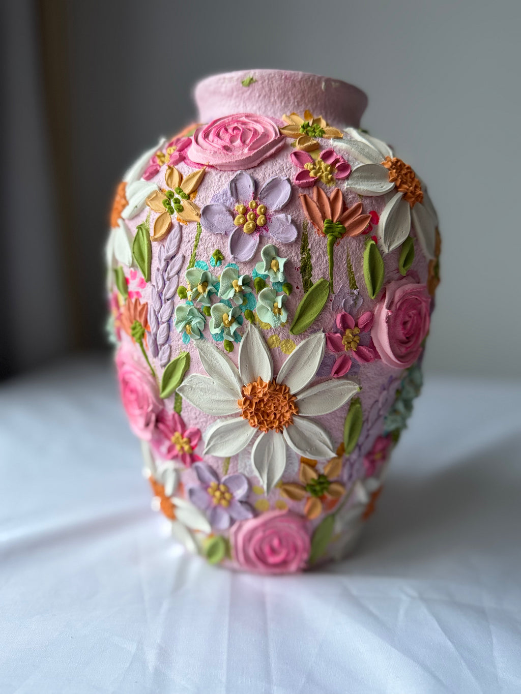 Minis collection stoneware vase 26cm height 034