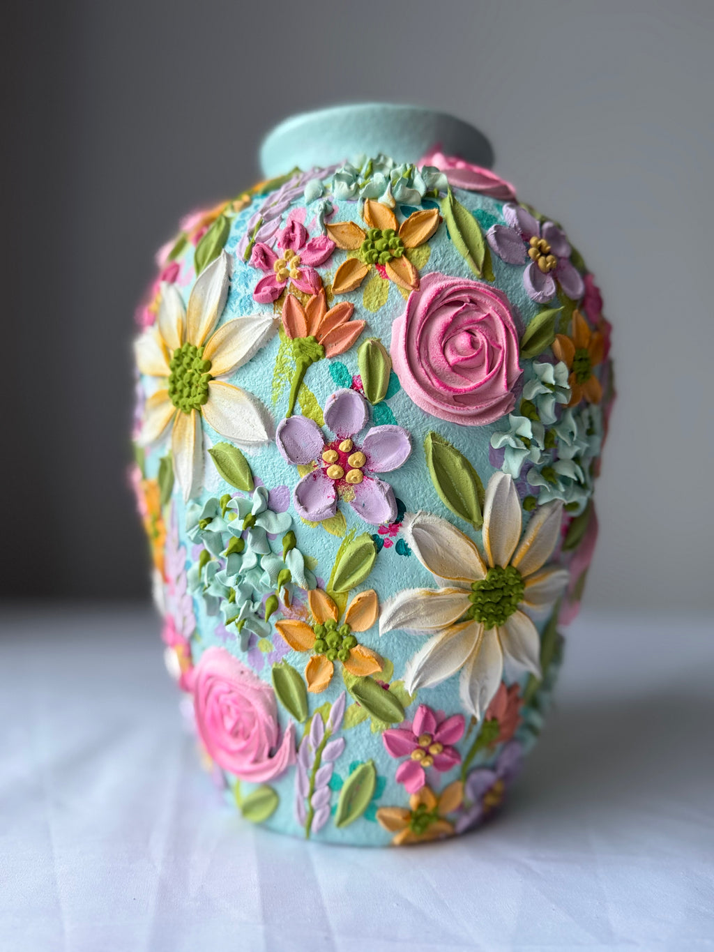 Minis collection stoneware vase 26cm height 035